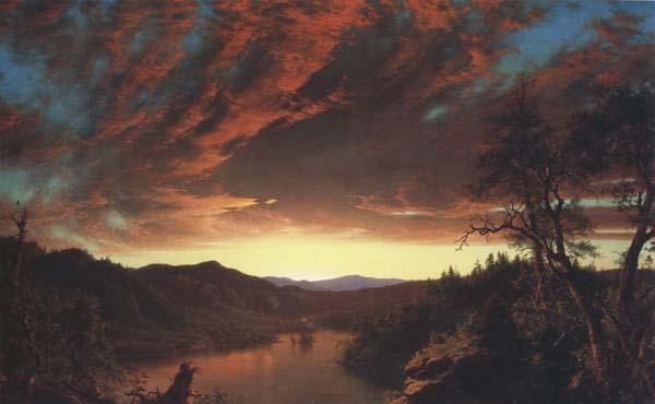 Frederic E.Church Twilight in the Wilderness France oil painting art